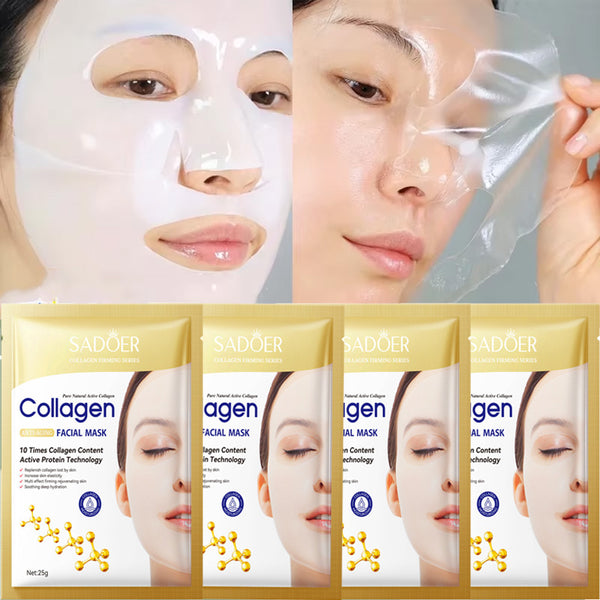 Collagen Anti Wrinkle Facial Mask Anti Aging Fade Fine Lines Firm Skin
